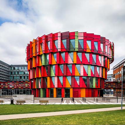 The Kuggen, Chalmers University of Technology at Lindholmen Science Park (Göteborg).